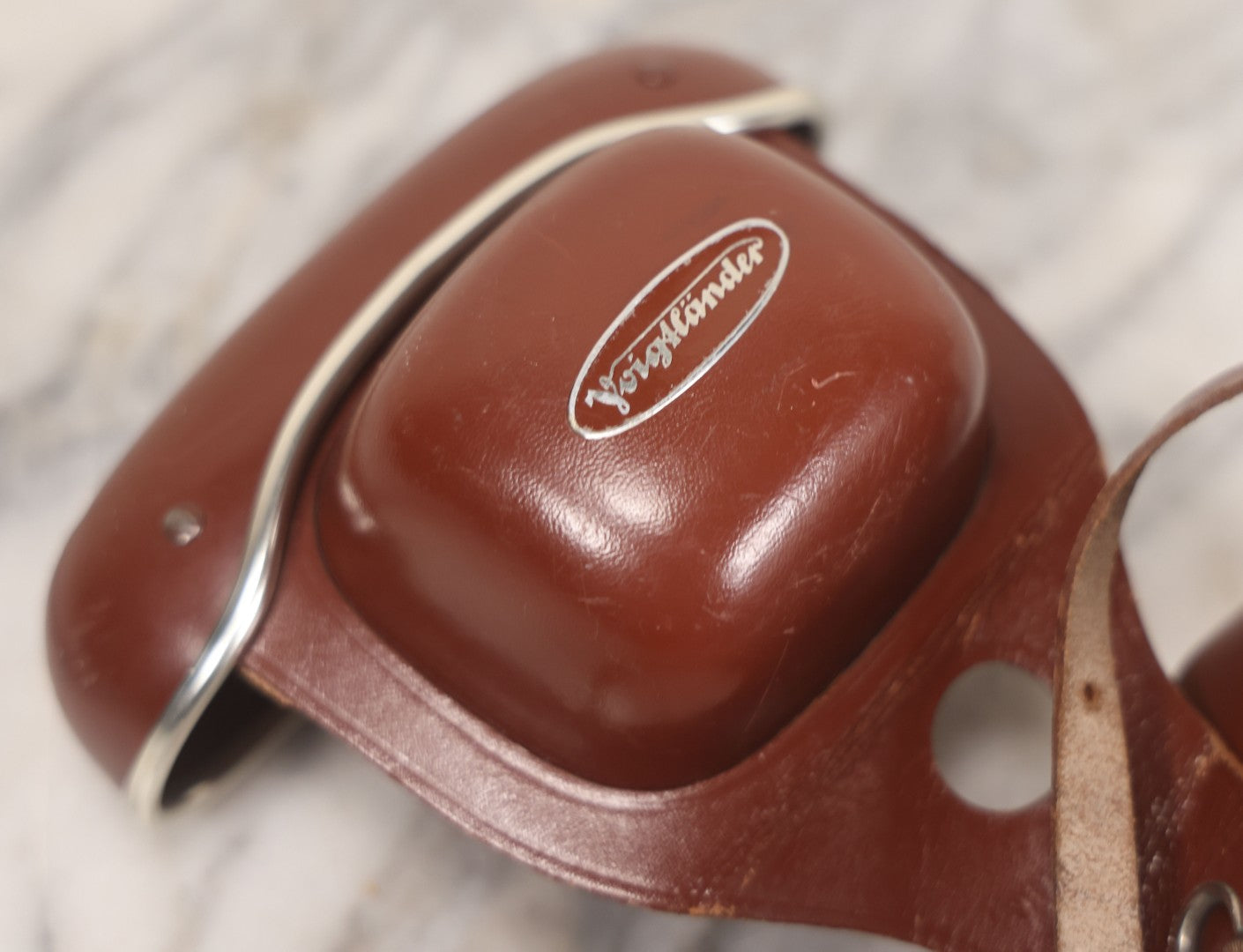 Lot 029 - Vintage Voigtlander Dynamatic 35mm Film Photography Camera With F/2.8 50mm Fixed Lens And Original Leather Carrying Case, Made In West Germany