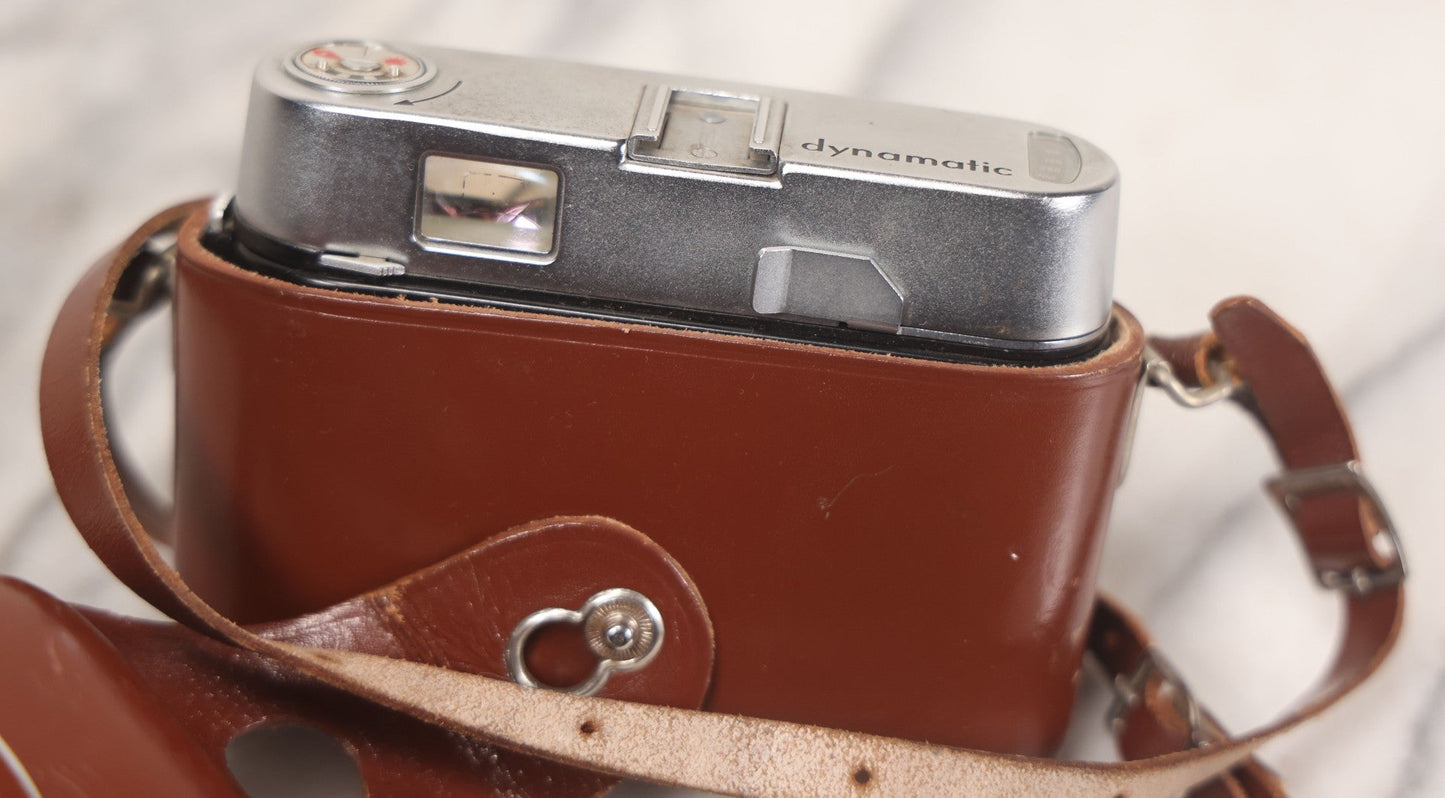 Lot 029 - Vintage Voigtlander Dynamatic 35mm Film Photography Camera With F/2.8 50mm Fixed Lens And Original Leather Carrying Case, Made In West Germany