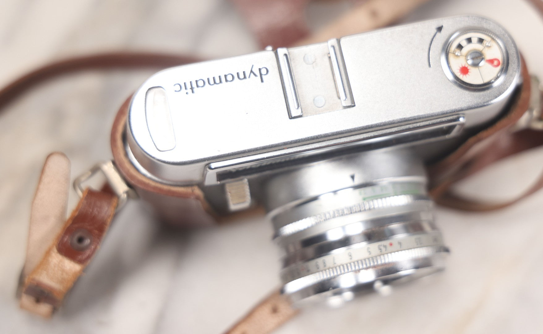 Lot 029 - Vintage Voigtlander Dynamatic 35mm Film Photography Camera With F/2.8 50mm Fixed Lens And Original Leather Carrying Case, Made In West Germany