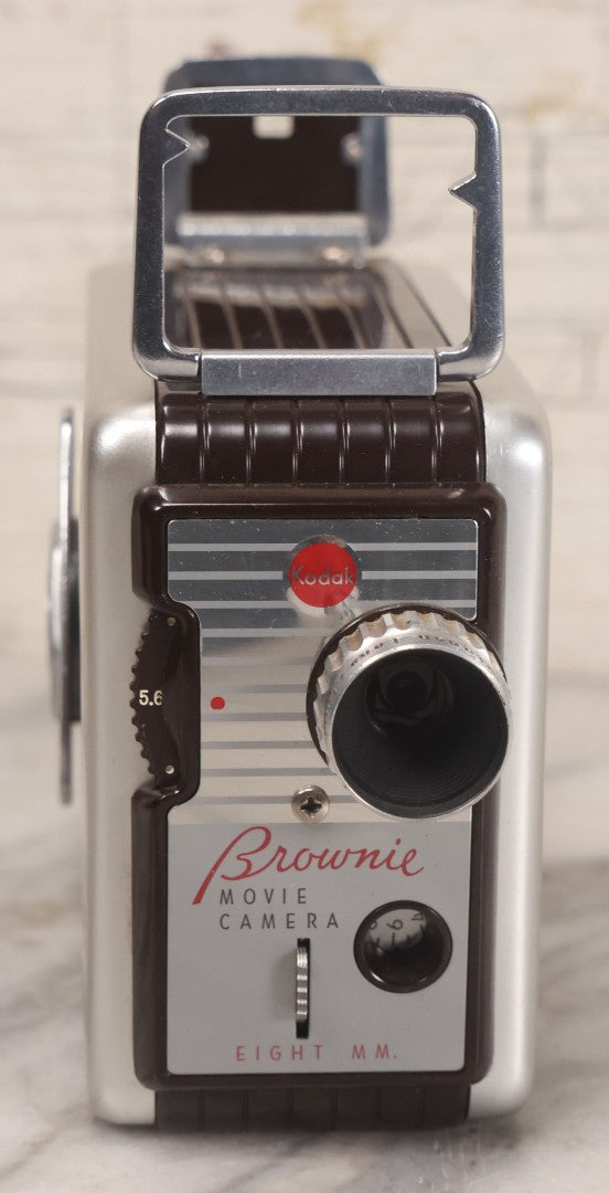Lot 032 - Vintage Kodak Brownie 8mm Movie Film Camera With Original Box And Paperwork