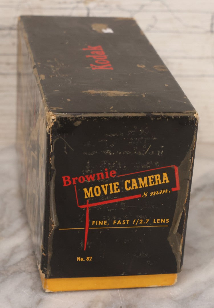 Lot 032 - Vintage Kodak Brownie 8mm Movie Film Camera With Original Box And Paperwork