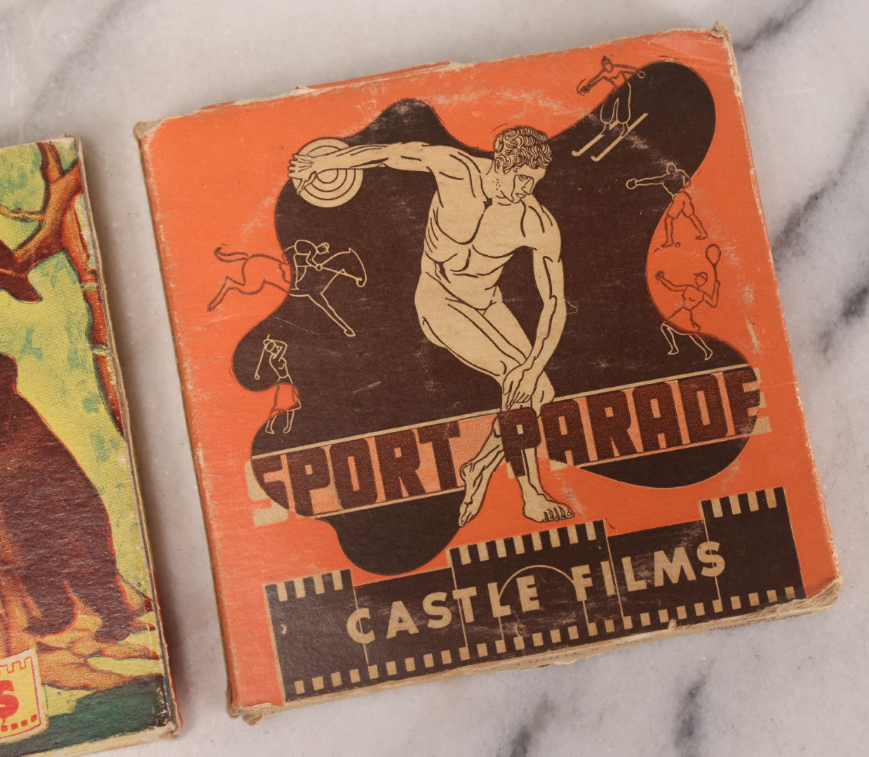 Lot 034 - Grouping Of Three Vintage 8mm Films By Castle Films Including Two Sport Parade Editions And "Three Little Bruins In The Woods" Children's Film