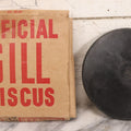 Lot 043 - Vintage Official Gill Discus No. D66 High School Rubber, Sports Equipment, In Original Box