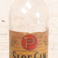 Lot 078 - Vintage Powers Creamy Top Sloe Gin Glass Bottle With Original Paper Label, Made By Walter P. Powers, Chicago, Illinois, 10-3/4" H