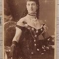 Lot 086 - Antique Cabinet Card Photograph Of Her Royal Highness Alexandra Of Denmark, The Princess Of Wales, Later Queen-Consort Of The United Kingdom, Alexander Bassano, Photographer, London