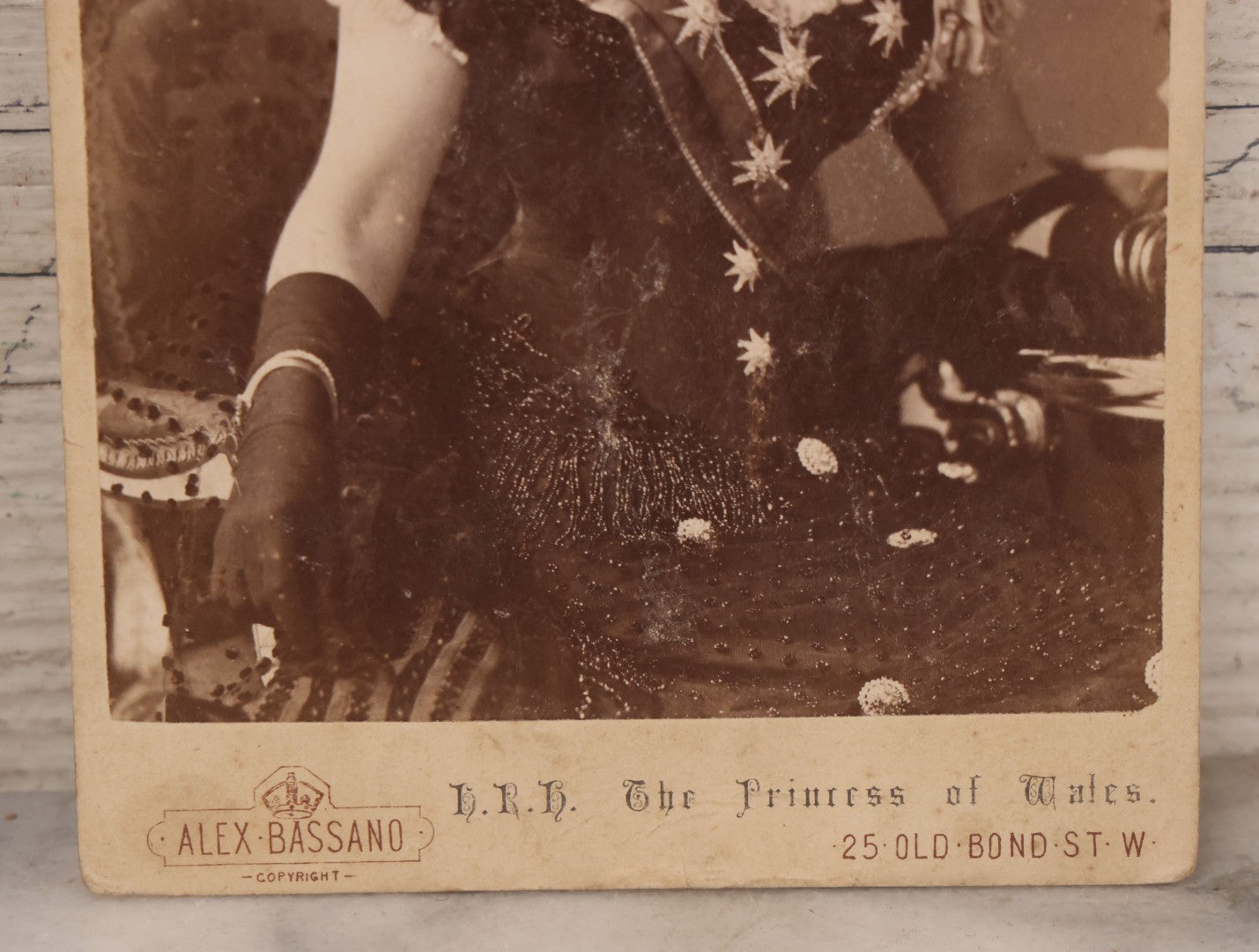 Lot 086 - Antique Cabinet Card Photograph Of Her Royal Highness Alexandra Of Denmark, The Princess Of Wales, Later Queen-Consort Of The United Kingdom, Alexander Bassano, Photographer, London