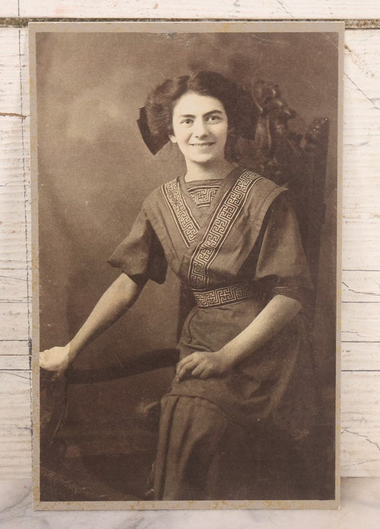 Lot 089 - Vintage Photograph Print Of Rose Rosenfeld Freedman, The Last Known Survivor Of The Triangle Shirtwaist Fire, Mounted To Modern Pressboard