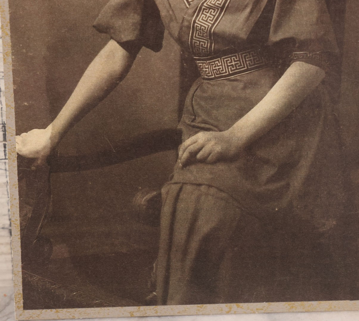 Lot 089 - Vintage Photograph Print Of Rose Rosenfeld Freedman, The Last Known Survivor Of The Triangle Shirtwaist Fire, Mounted To Modern Pressboard