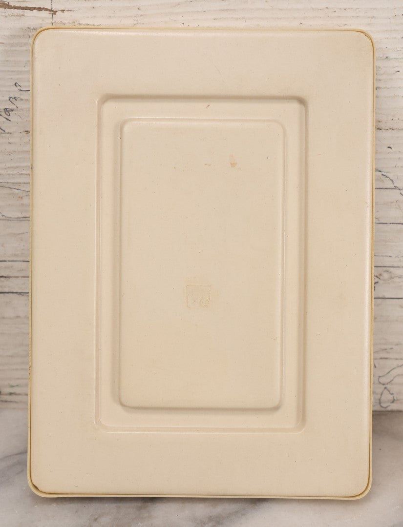 Lot 094 - Vintage Snapshot Photograph Of Man In Glasses Posing Beside Sign For Medicine Hot Springs, In Celluloid Frame