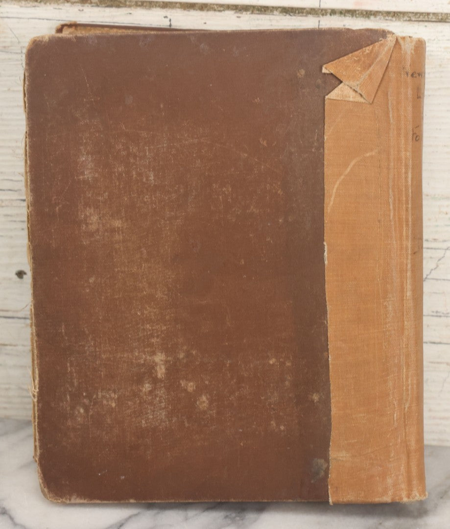 Lot 001 - "New England Legends And Folk Lore In Prose And Poetry" Antique Book By Samuel Adams Drake, Illustrated By F.T. Merrill With Witches On Broomsticks On Cover, Roberts Brothers, Publishers, Boston, 1884, Note Tape On Spine