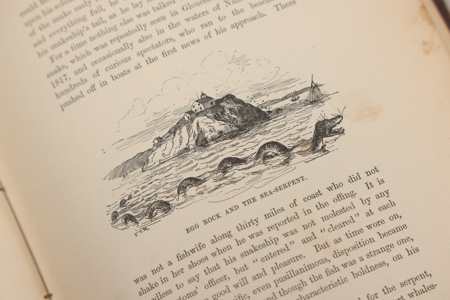 Lot 001 - "New England Legends And Folk Lore In Prose And Poetry" Antique Book By Samuel Adams Drake, Illustrated By F.T. Merrill With Witches On Broomsticks On Cover, Roberts Brothers, Publishers, Boston, 1884, Note Tape On Spine