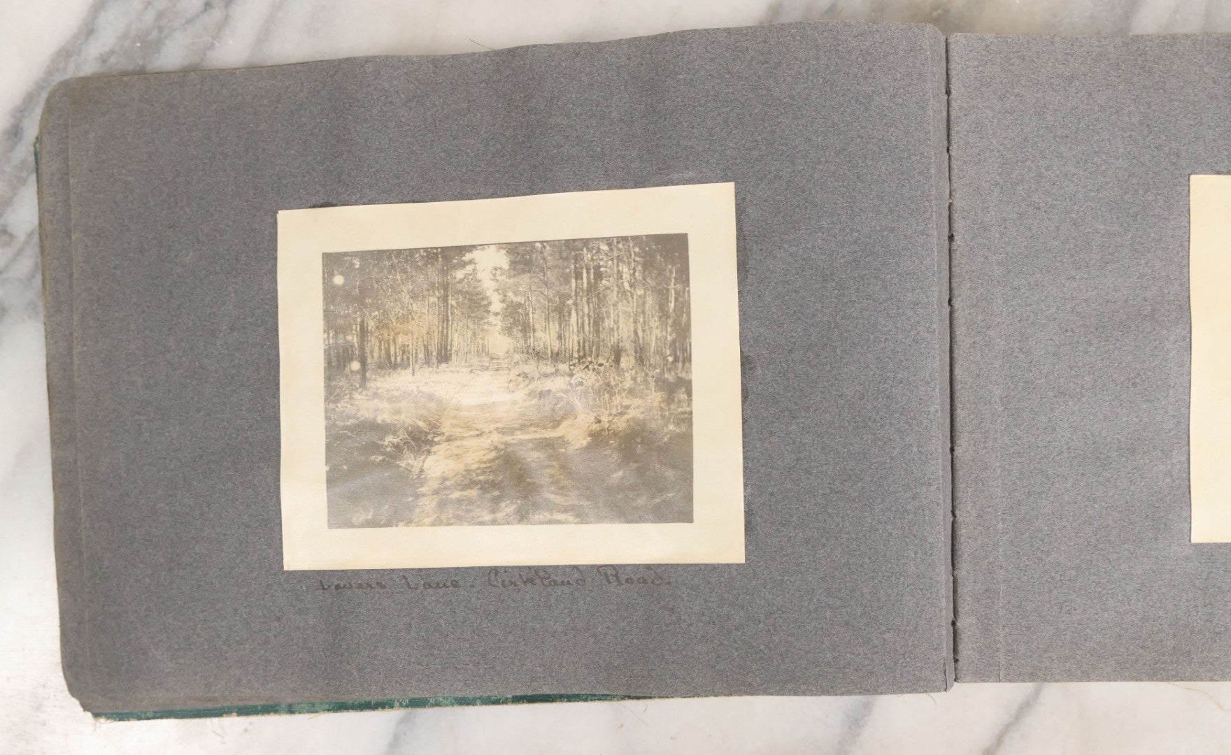 Lot 003 - Antique Snapshot Photo Album Belonging To Mary Eleanor Hill, Containing Photographs Taken In And Around "Brier Crest" In Villanova, Pennsylvania And "Eagle's Nest" In Grovetown, Georgia, With Over 300 Photographs, Including Women In Catacombs
