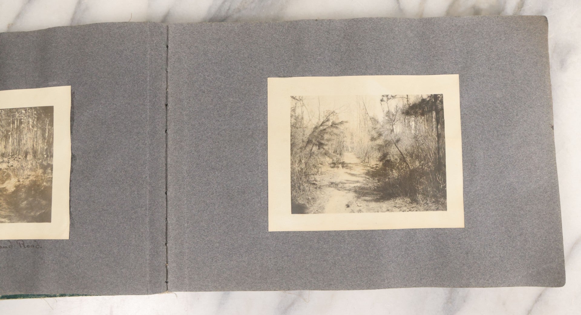 Lot 003 - Antique Snapshot Photo Album Belonging To Mary Eleanor Hill, Containing Photographs Taken In And Around "Brier Crest" In Villanova, Pennsylvania And "Eagle's Nest" In Grovetown, Georgia, With Over 300 Photographs, Including Women In Catacombs