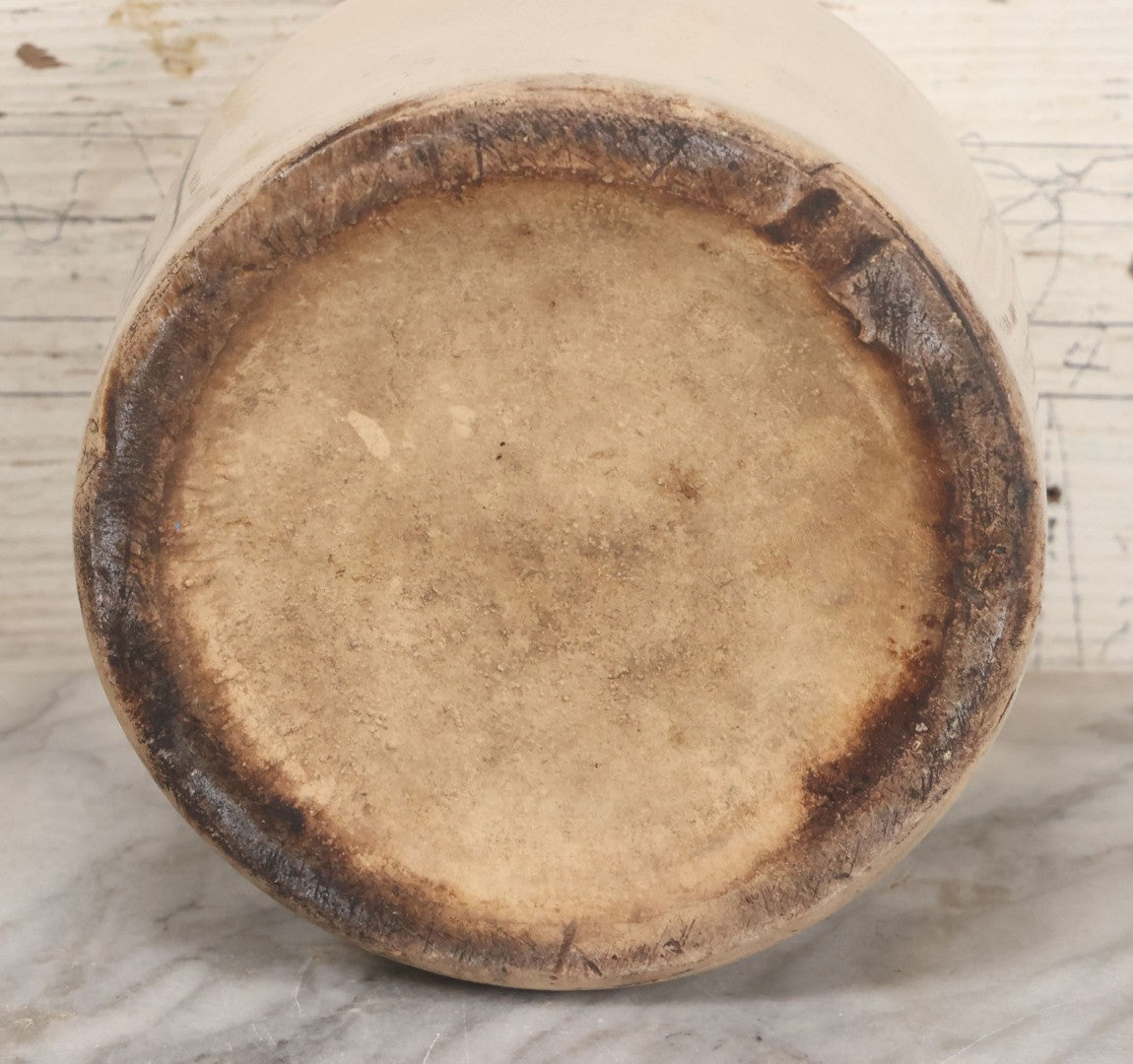 Lot 039 - Antique Stoneware Crock For "Homemade" Brand Preserves Manufactured By H.A. Johnson Co., Boston, 6-1/4" Height