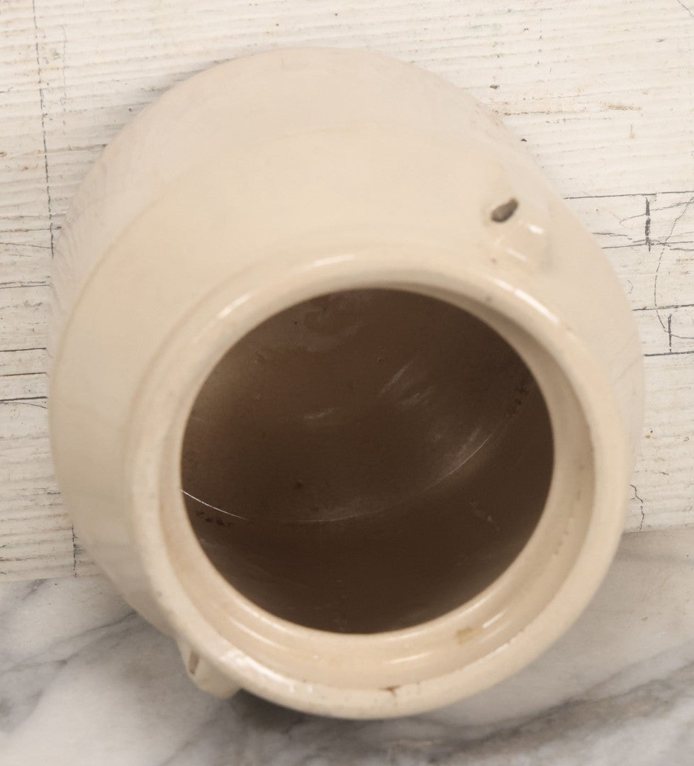 Lot 039 - Antique Stoneware Crock For "Homemade" Brand Preserves Manufactured By H.A. Johnson Co., Boston, 6-1/4" Height