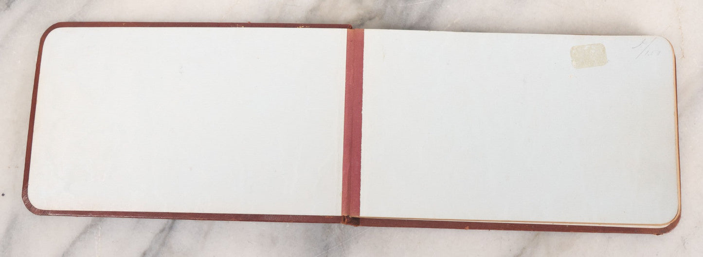 Lot 052 - Antique Victorian Autograph Album, "A New Year's Present From Mable, Lillie, And Ella," January 1, 1881, Bearing Many Signatures, Poems And Notes From Classmates, Family And Friends, In And Around Northampton, Massachusetts