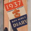 Lot 056 - Vintage "Boy Scout Diary For All Boys" Jamboree Edition 1937 "Useful Information For Boys," Published By The Boy Scouts Of America, New York, New York, Unused