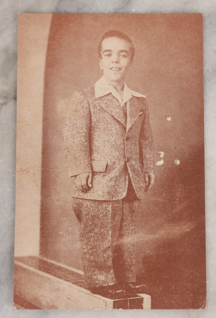 Lot 058 - Vintage Souvenir Pitch Card For Philippe Nicol, From "The New Midget's Palace" Montreal, Quebec, Canada