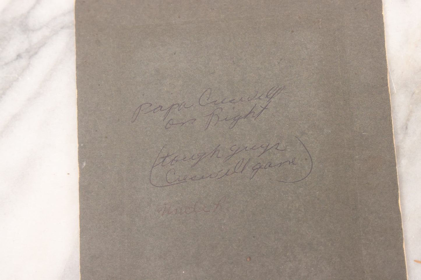 Lot 076 - Grouping Of Three Antique Boarded Photographs Of Young Men In Long Coats And Hats, Including One Labeled "Tough Guys Crew" On Verso