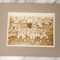 Lot 087 - Antique Boarded Photograph Of Early Baseball Team Wearing "Royal League" Uniforms, Posing With Their Manager And A Man In Plain Clothes