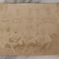Lot 093 - Trimmed Antique Boarded Photograph Of Early Baseball Team From East Brookfield, Massachusetts, Posing With Bats And Equipment, B.L. Nichols, Photographer