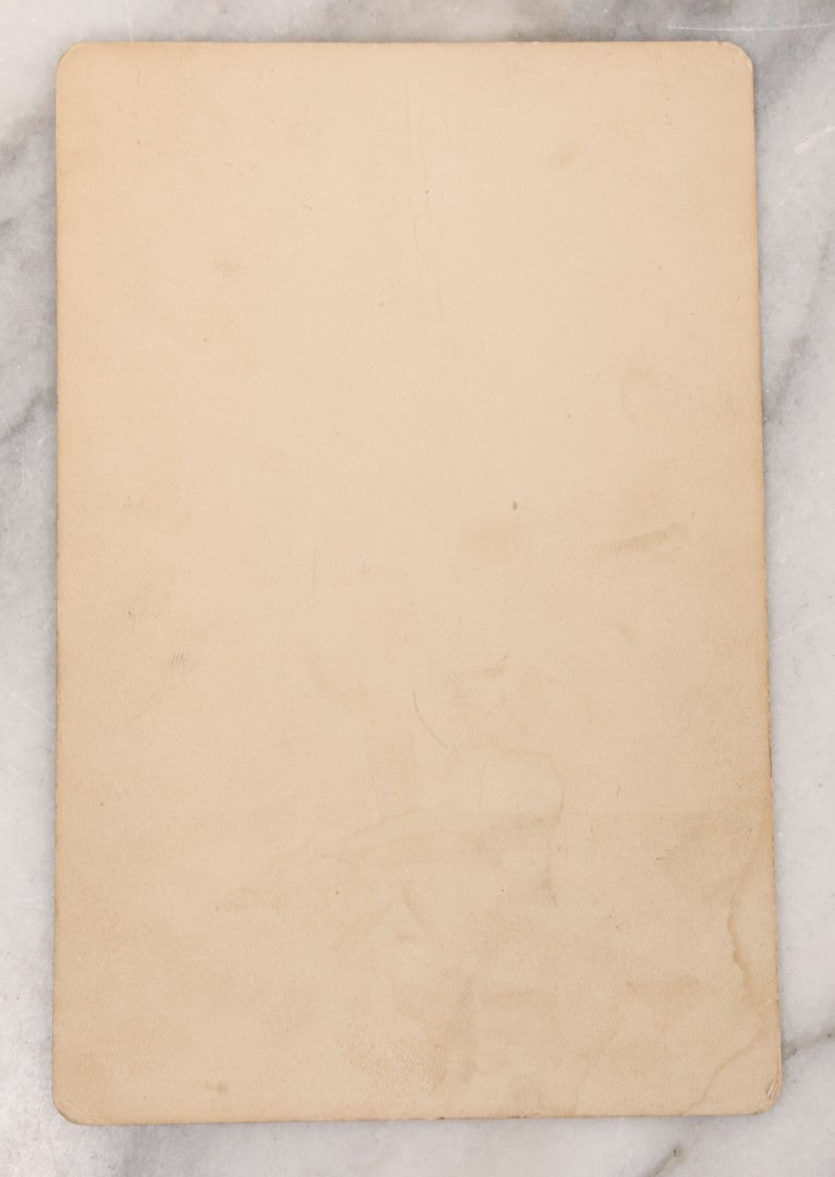 Lot 094 - Antique Cabinet Card Photograph Of Young Boy Posing With Collie Dog, Morton, Photographer