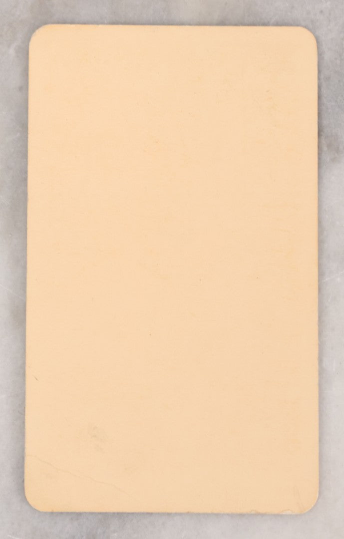 Lot 095 - Antique Carte De Visite C.D.V. Photograph Of Little Girl With Curly Blond Hair Photographed From Behind, Randall, Photographer, Detroit, Michigan