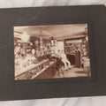 Lot 107 - Antique Boarded Occupational Photograph Of Interior Of J.A. Colquhoun General Store With Employees And Many Products In Photograph, Sturbridge, Massachusetts