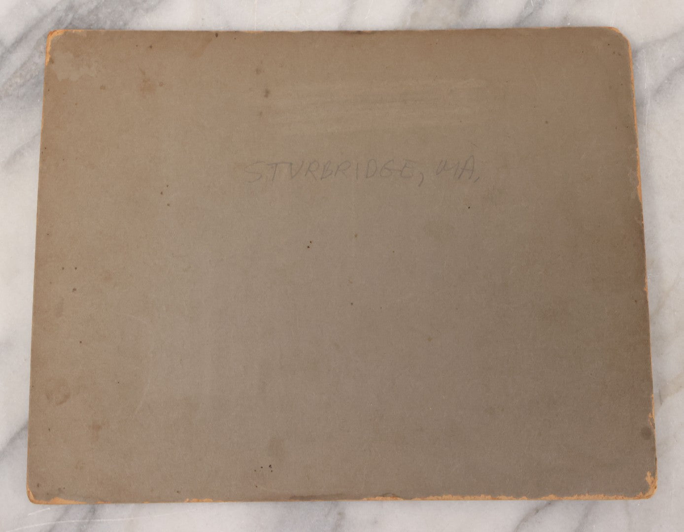 Lot 107 - Antique Boarded Occupational Photograph Of Interior Of J.A. Colquhoun General Store With Employees And Many Products In Photograph, Sturbridge, Massachusetts