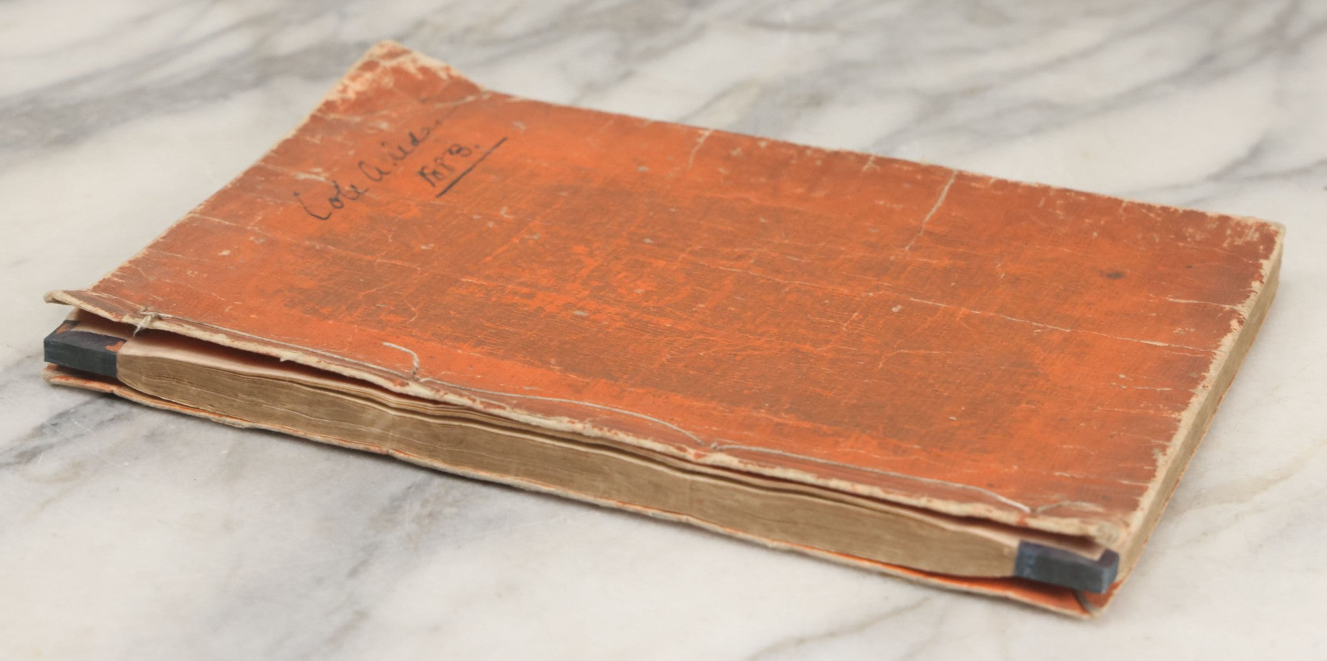 Lot 003 - Antique Japanese Meiji-Era Senryūdō Gafu Picture Manual Illustrated Album Of Fish And Sea Life, Ryutaku Kiyoshi Artist Or Compiler, Jikken-Dana, Edo/Tokyo, With Paper Cover, Hand Strung Binding, Circa 1880