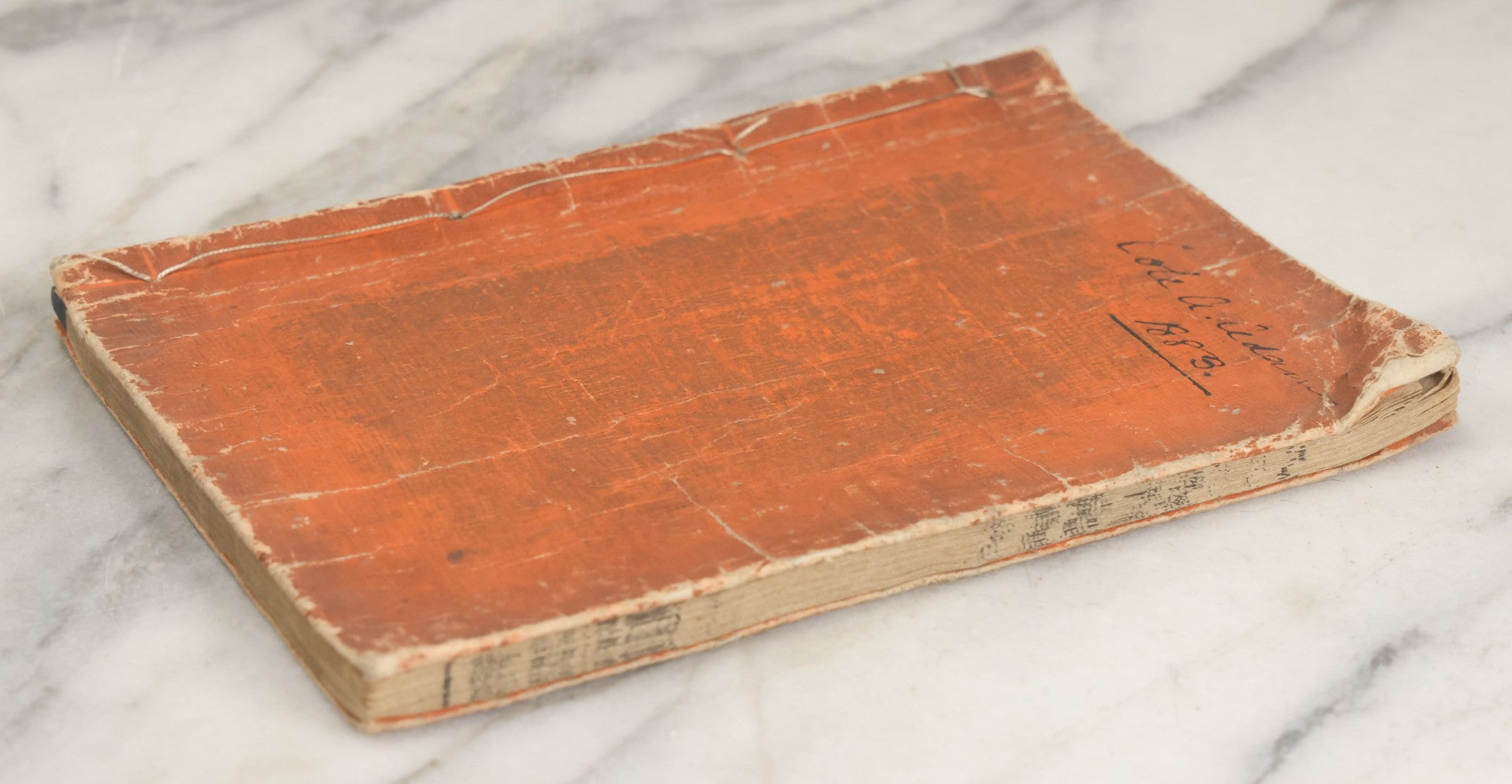 Lot 003 - Antique Japanese Meiji-Era Senryūdō Gafu Picture Manual Illustrated Album Of Fish And Sea Life, Ryutaku Kiyoshi Artist Or Compiler, Jikken-Dana, Edo/Tokyo, With Paper Cover, Hand Strung Binding, Circa 1880