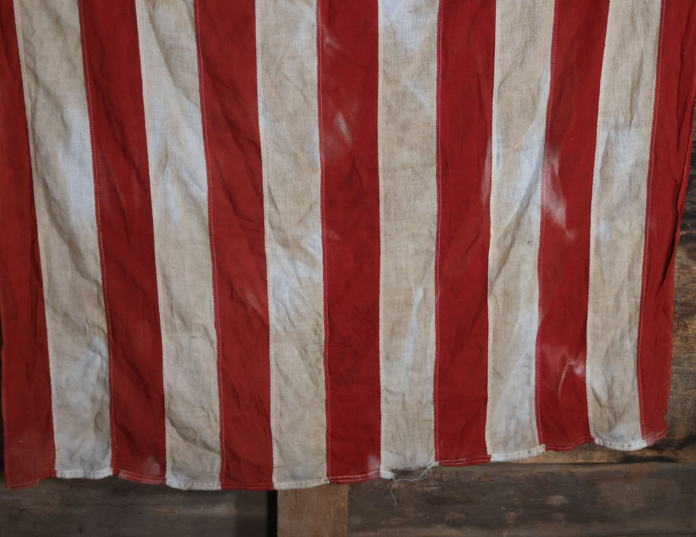 Lot 006 - Vintage 48 Star American Flag, marked 4' x 6', Note Staining To Blue Field, Measures 41" x 68"