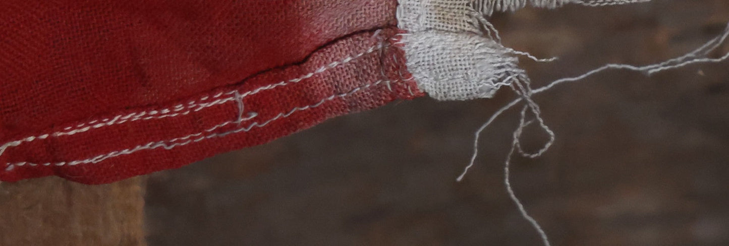 Lot 006 - Vintage 48 Star American Flag, marked 4' x 6', Note Staining To Blue Field, Measures 41" x 68"