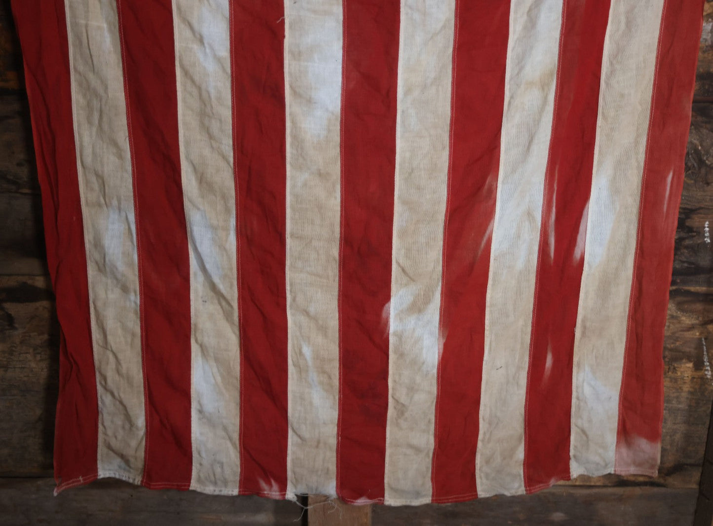 Lot 006 - Vintage 48 Star American Flag, marked 4' x 6', Note Staining To Blue Field, Measures 41" x 68"