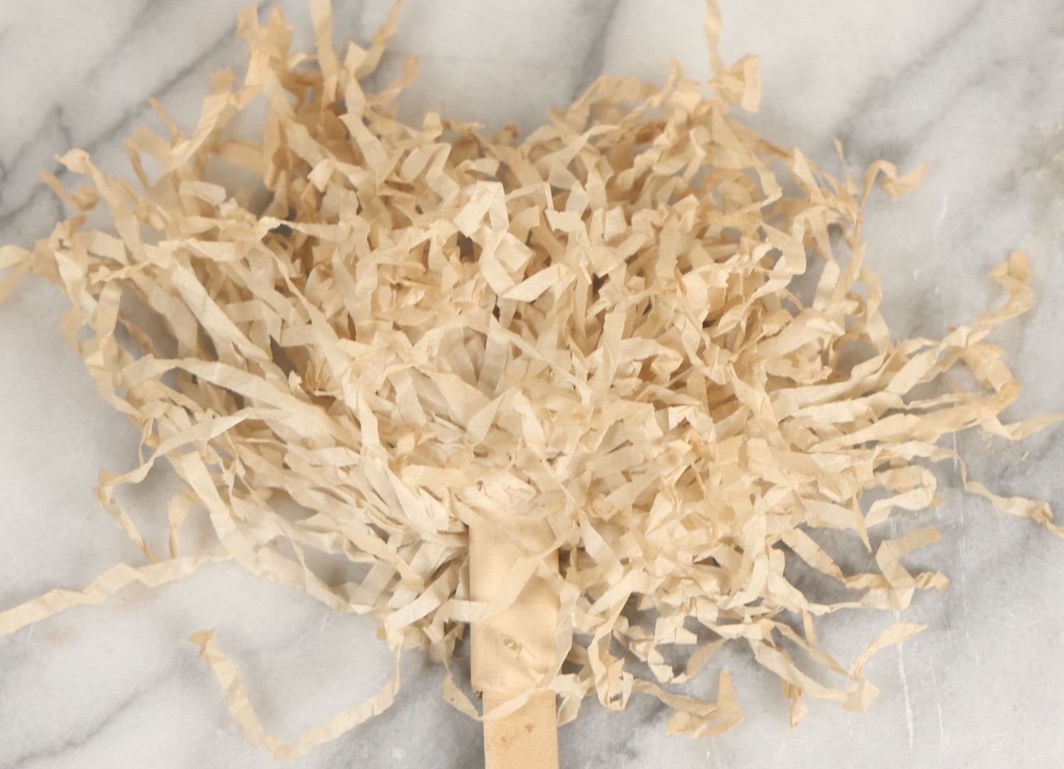 Lot 009 - Vintage American Flag Themed Red White And Blue Independence Day Party Hat With Honeycomb Paper And Pom Pom, Note, Creases, Tears, And Losses