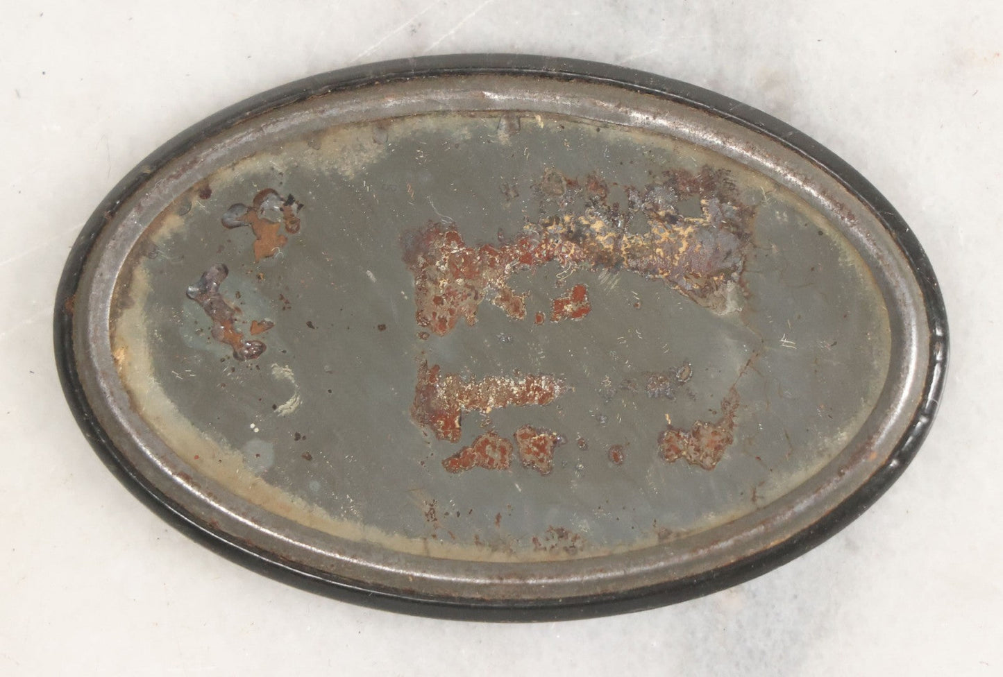 Lot 034 - Antique Advertising Pocket Mirror, Compliments Of A.V. Austin, Jewelry, With Birthstone Graphic Surround, Note Wear To Mirror