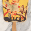 Lot 035 - Vintage 666 Laxative And Tonic Advertising Caroller Hand Fan, Patent No. 2052180, Copyright U.R.C.