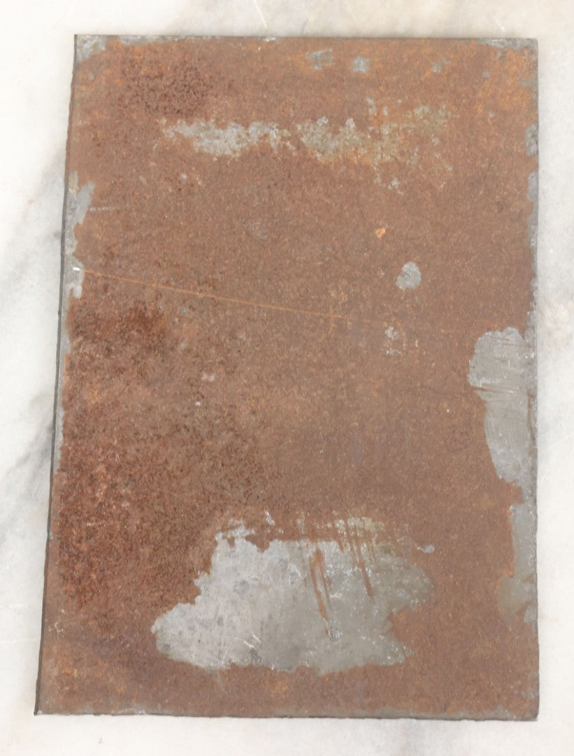 Lot 038 - Vintage Bookplate Printing Block With Hourglass Motif For Greenhaven, Rye, New York