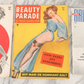 Lot 048 - Grouping Of Three Vintage Pin Up Men's Magazines Including "Cover Girl Models" (November 1949), "Beauty Parade" (March 1949), And "Titter" (April 1949)