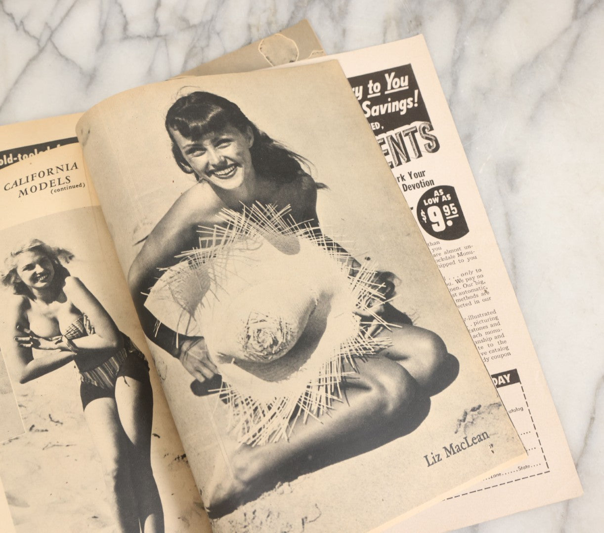 Lot 048 - Grouping Of Three Vintage Pin Up Men's Magazines Including "Cover Girl Models" (November 1949), "Beauty Parade" (March 1949), And "Titter" (April 1949)