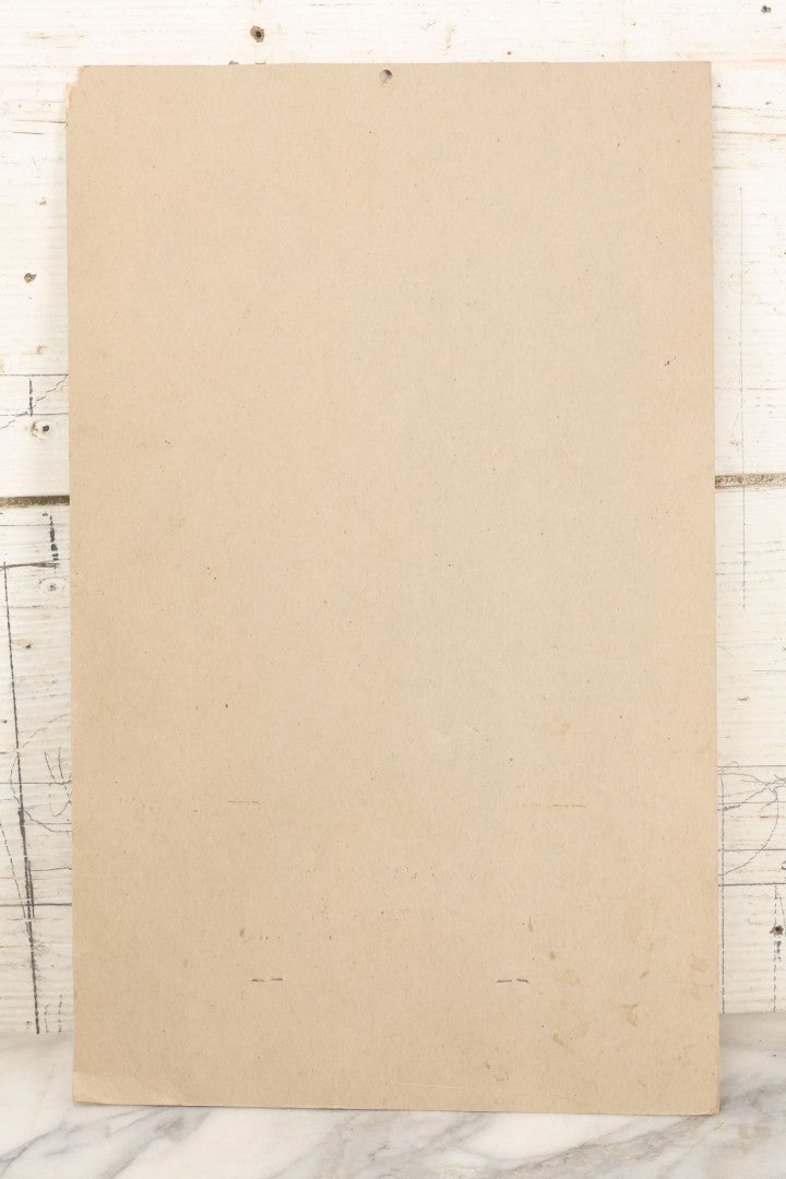 Lot 049 - Vintage Pinup Advertising 1949 Calendar With Nude Blond Woman, Advertising The Trading Post, P.C. Taylor, General Merchandise, South Effingham, New Hampshire, Calendar Complete