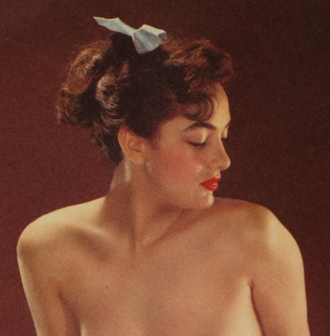 Lot 050 - Grouping Of Twelve Nude Women Pin Up Photograph Calendar Sheets For 1953 And 1954, Made In U.S.A.