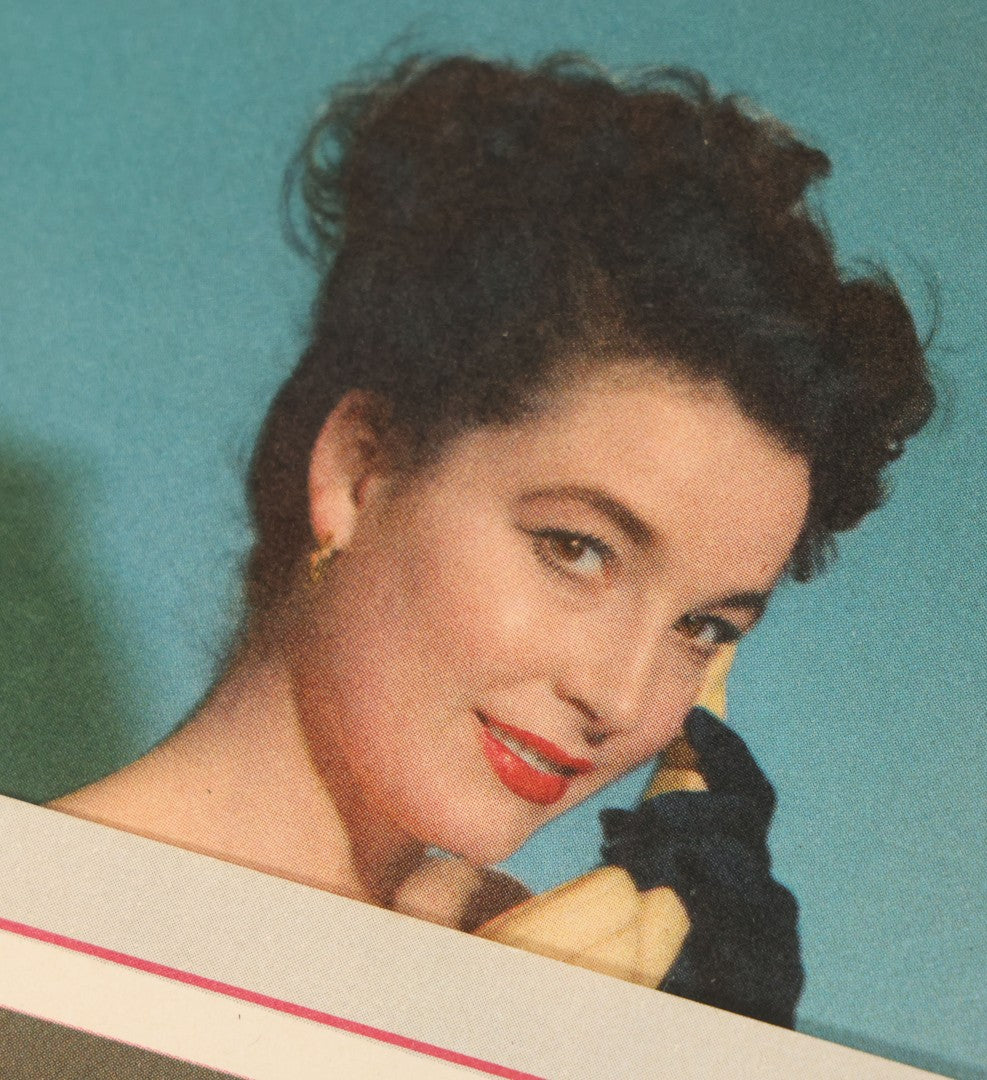 Lot 050 - Grouping Of Twelve Nude Women Pin Up Photograph Calendar Sheets For 1953 And 1954, Made In U.S.A.