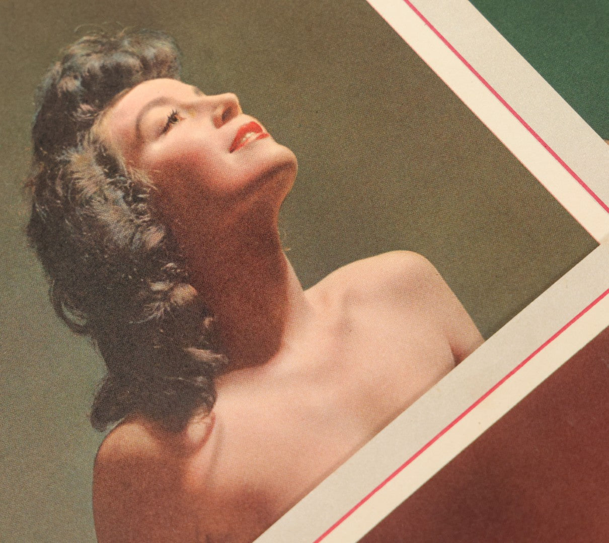 Lot 050 - Grouping Of Twelve Nude Women Pin Up Photograph Calendar Sheets For 1953 And 1954, Made In U.S.A.
