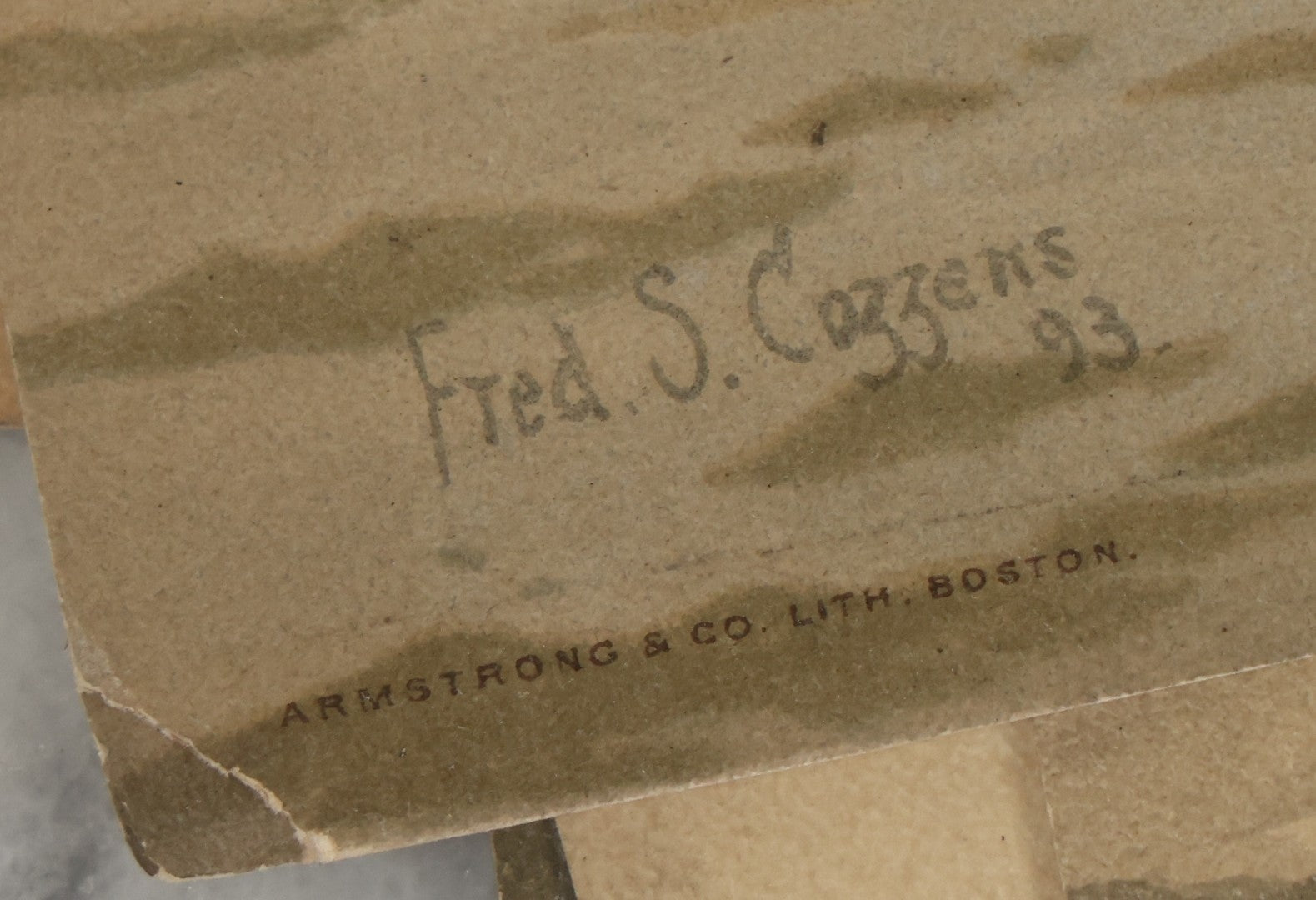 Lot 061 - Grouping Of 11 Antique Chromolithograph Prints Of U.S. Navy Battleships As Illustrated By Fred S. Cozzens, Copyright 1893 By The American Publishing Co., Hartford, Connecticut, Armstrong & Co., Lithographers, Boston