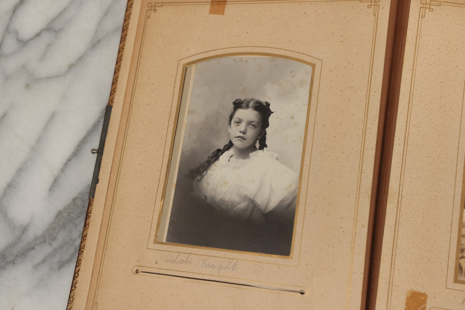 Lot 066 - Antique Victorian Photo Album With 22 Cabinet Cards, 27 Carte De Visite C.D.V.s, And Ten Tintypes, Of The Knight Family And Others