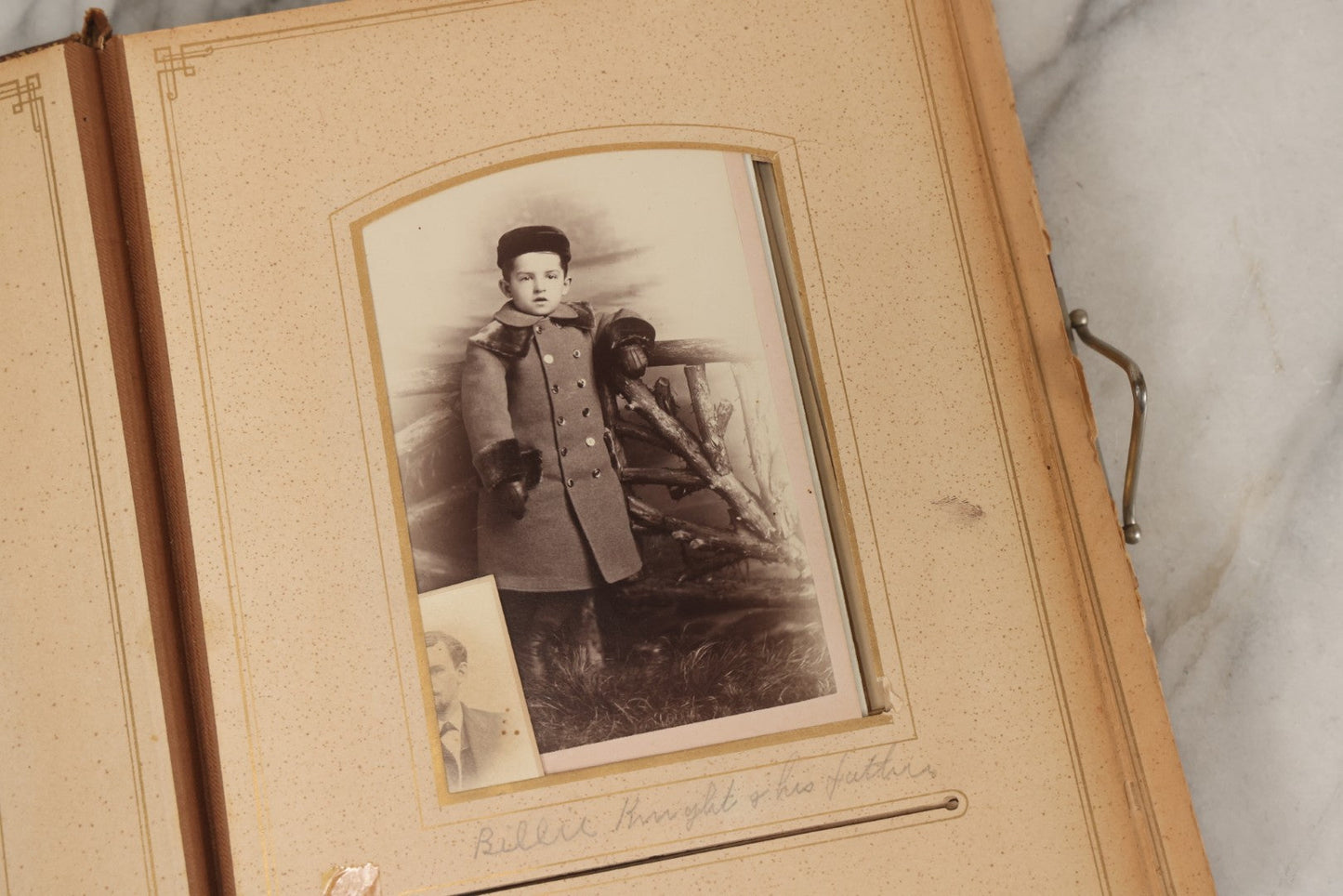 Lot 066 - Antique Victorian Photo Album With 22 Cabinet Cards, 27 Carte De Visite C.D.V.s, And Ten Tintypes, Of The Knight Family And Others