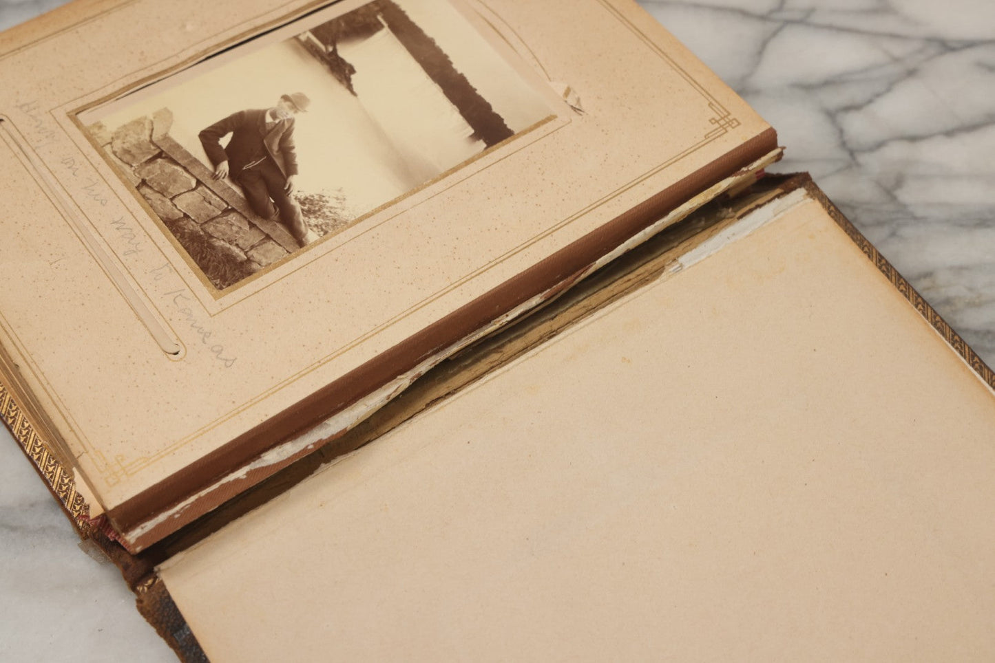 Lot 066 - Antique Victorian Photo Album With 22 Cabinet Cards, 27 Carte De Visite C.D.V.s, And Ten Tintypes, Of The Knight Family And Others