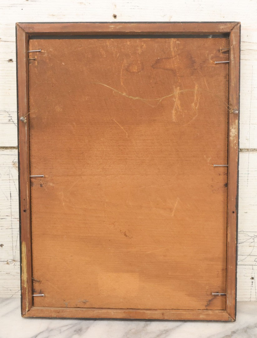 Lot 069 - Vintage Oil On Board Landscape Painting Of Fall Foliage And Trees, Artist Signed E. Stenstrom, Dated 1929, 11-1/4" x 15-1/8"