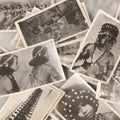 Lot 070 - Grouping Of 26 Vintage Black And White Photographs Of Indigenous Peoples Including Image Of Tattooed Woman And Image Of Tattoo Artist In Practice
